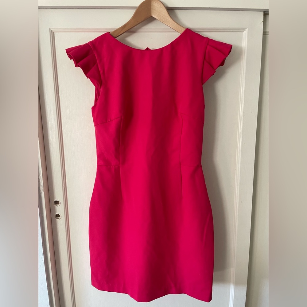 EUC size L Zara Basic Collection perfect pink cocktail dress